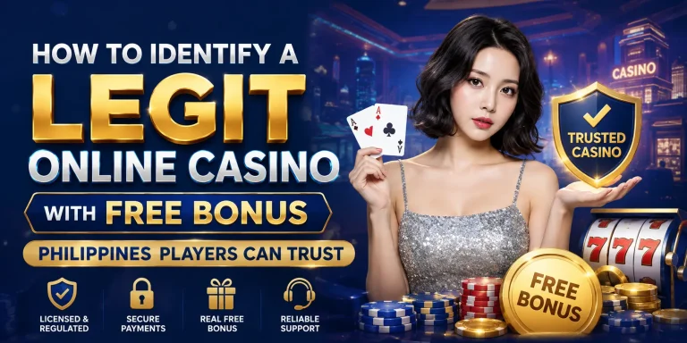 legit online casino with free bonus philippines